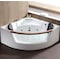 Eago 5Ft Clear Rnded Corner Acrylic Whirlpool Bathtub for Two AM197ETL - alternate 6